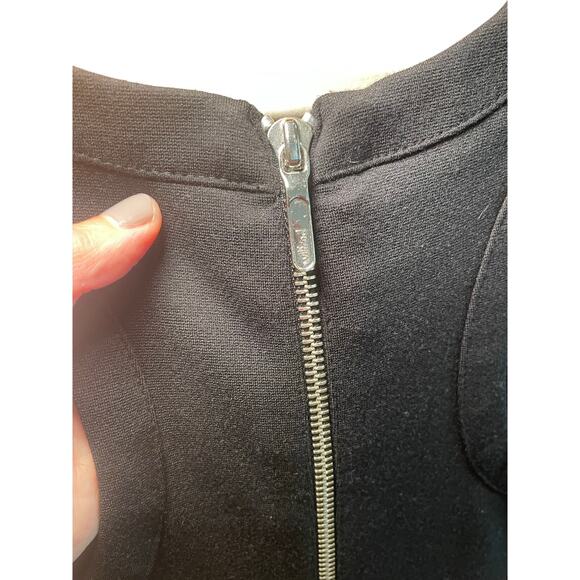 Aritzia Wilfred Women 8 Black Full Back Zipper Racerback Mini Dress - Picture 8 of 8